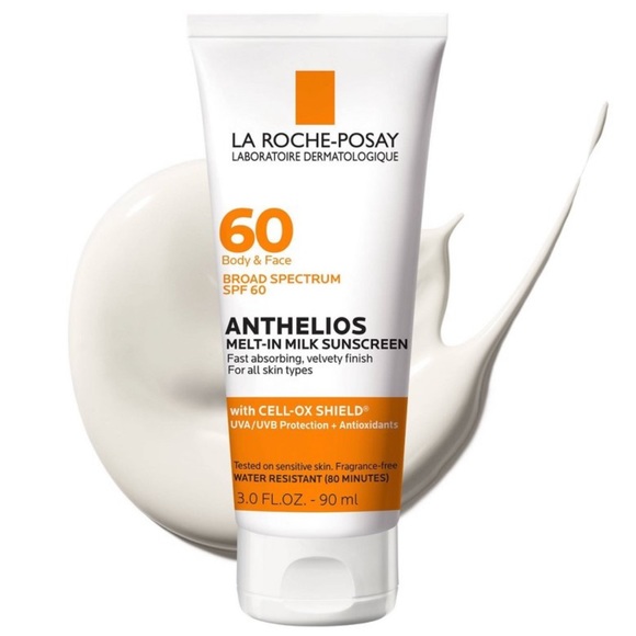 La Roche Posay Anthelios Sunscreen Melt-In Milk Face&Body Sunscreen SPF60 3.0OZ - Picture 3 of 4